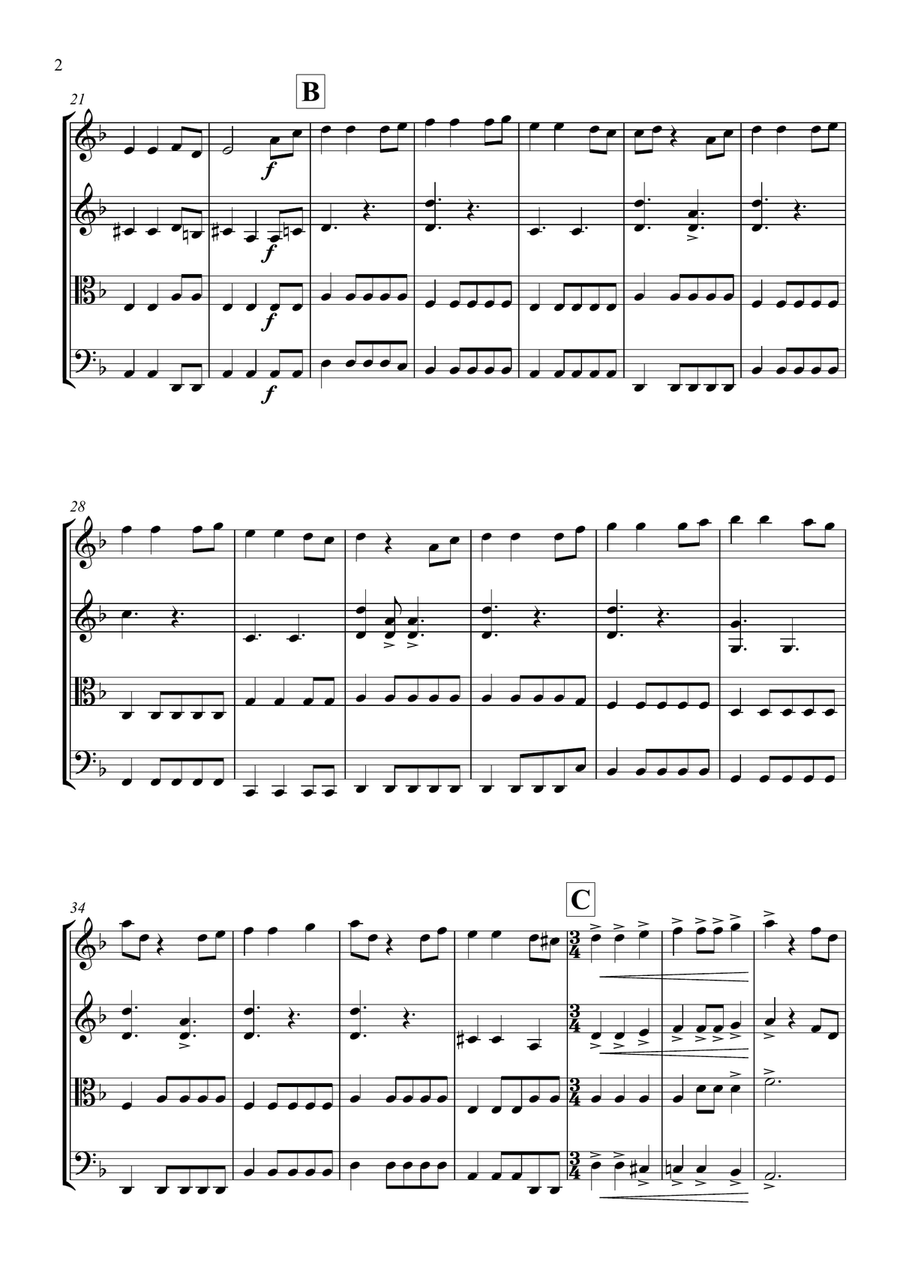 Pirates Of The Caribbean Pirates Of The Caribbean String Quartet scores gallery preview page 5