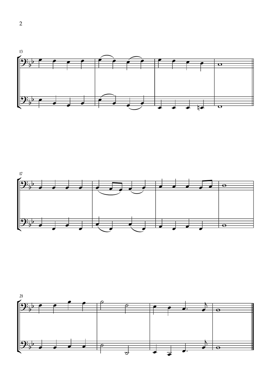 Onward, Christian Soldiers (Cello Duet) String Duet scores gallery preview page 2