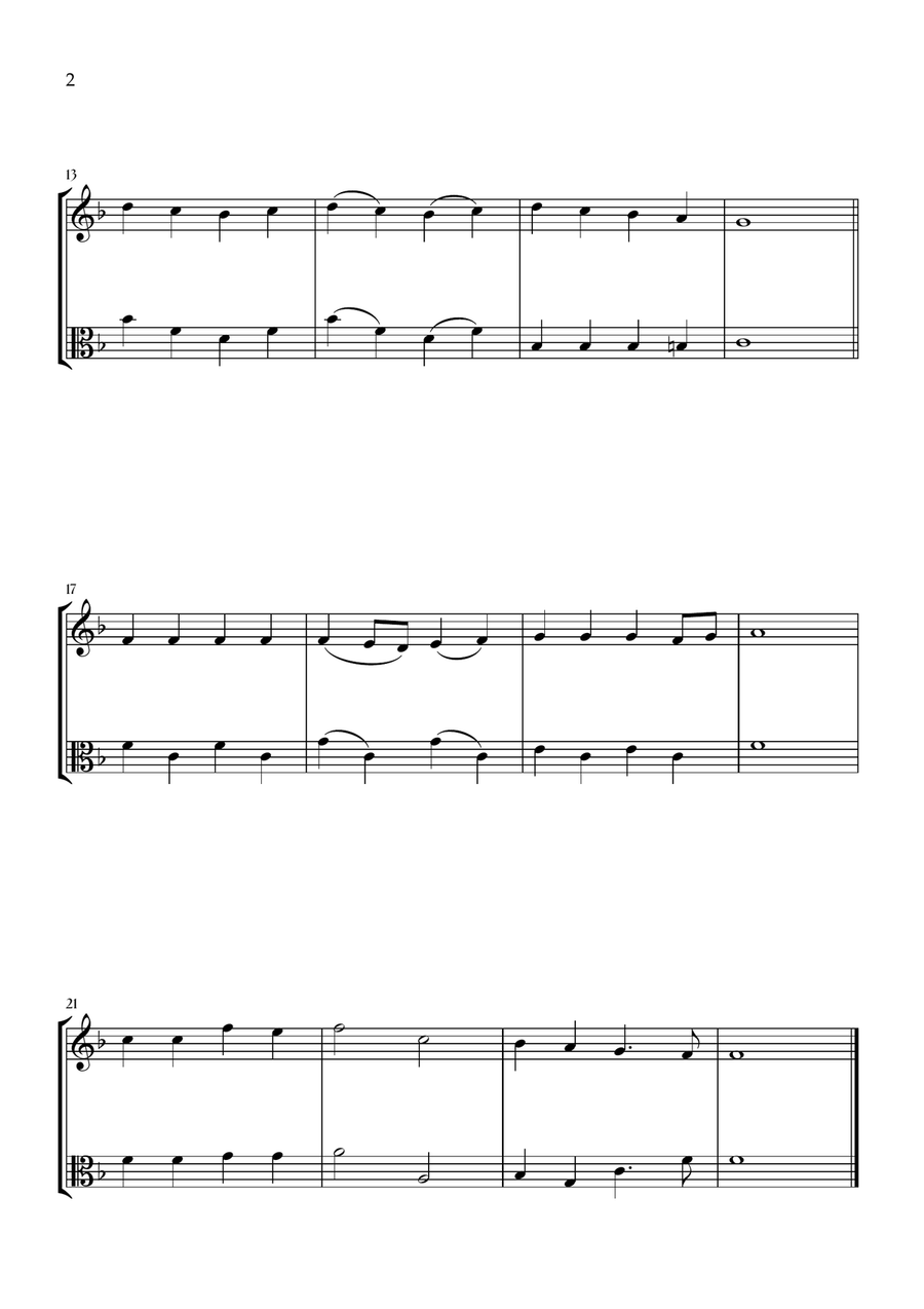 Onward, Christian Soldiers (Oboe and Viola) Oboe scores gallery preview page 2