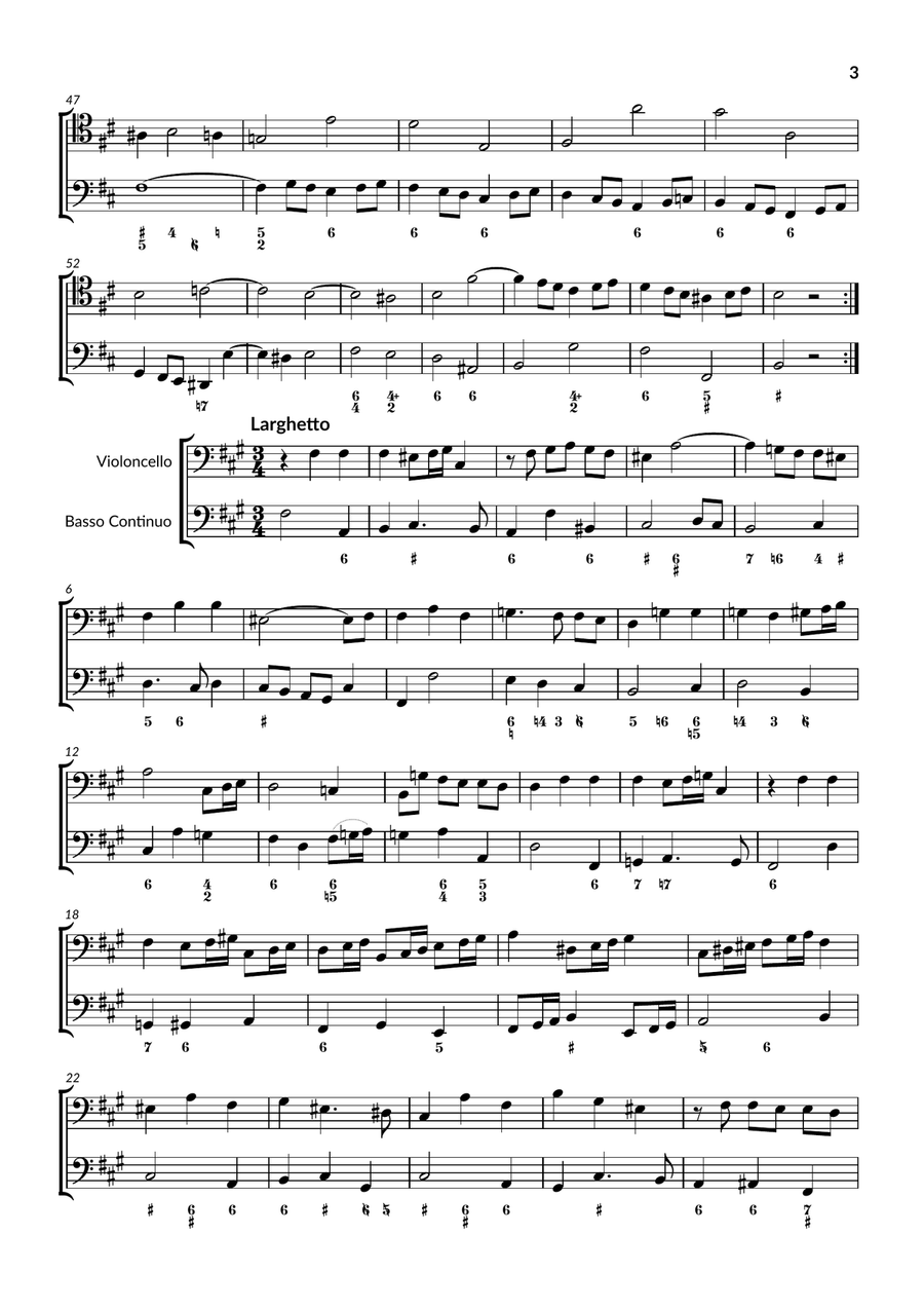 Cello Sonata in B Minor Cello Sonata in B Minor Piano scores gallery preview page 3