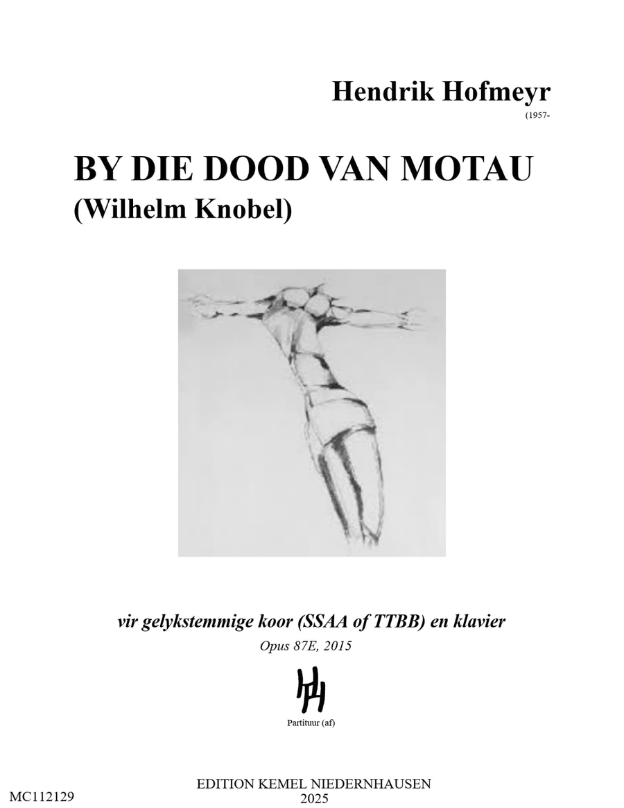By die dood van Motau By die dood van Motau Choir scores gallery preview page 1