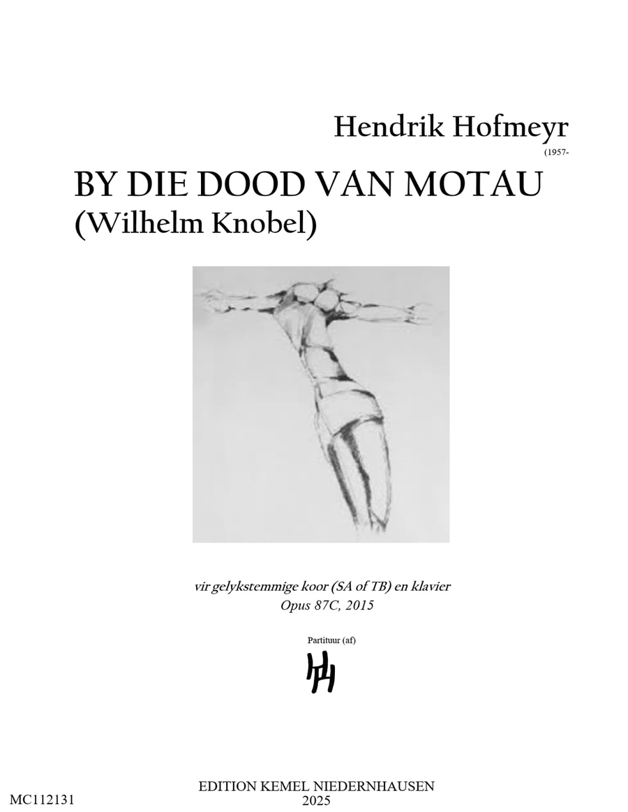 By die dood van Motau By die dood van Motau Choir scores gallery preview page 1