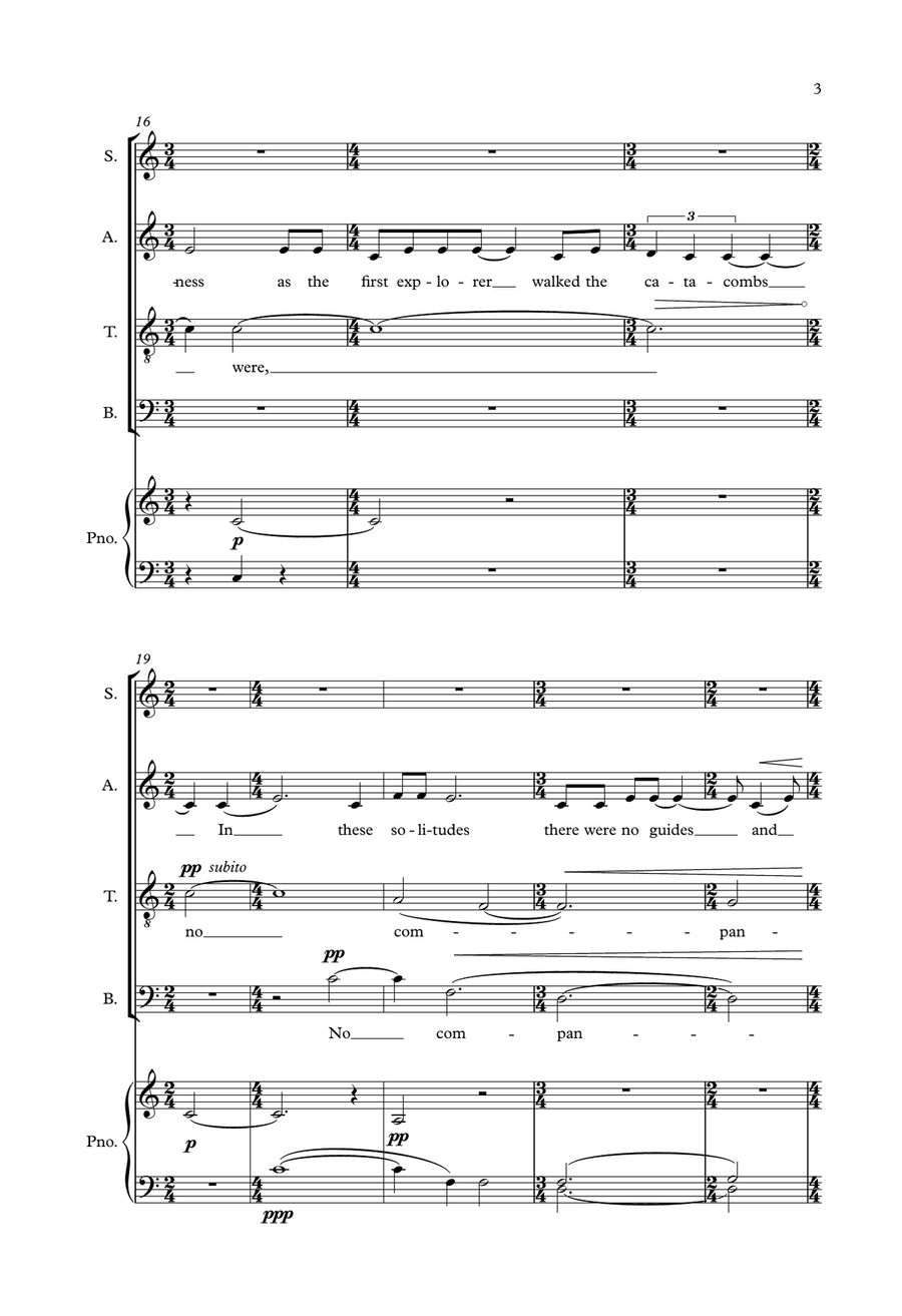 The Wonders We Seek Without Us (Vocal Score) 4-Part scores gallery preview page 3
