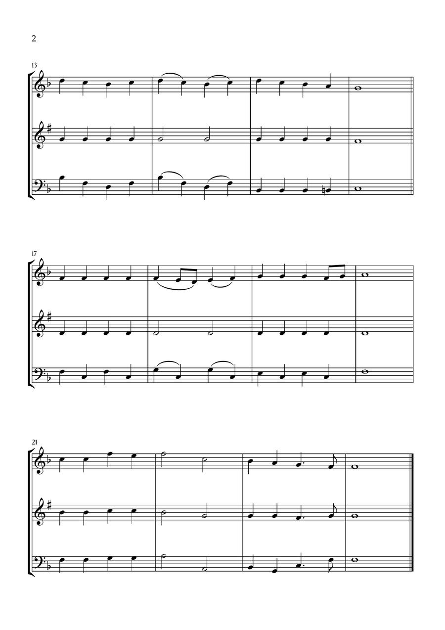 Onward, Christian Soldiers (Oboe, Clarinet and Bassoon) Woodwind Trio scores gallery preview page 2