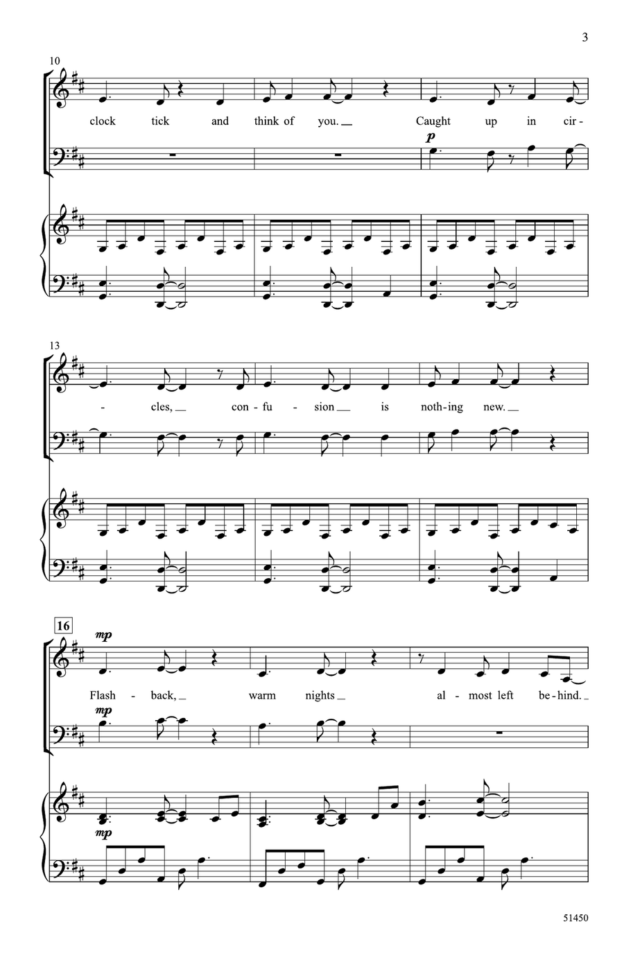 Time After Time Time After Time Choir scores gallery preview page 2