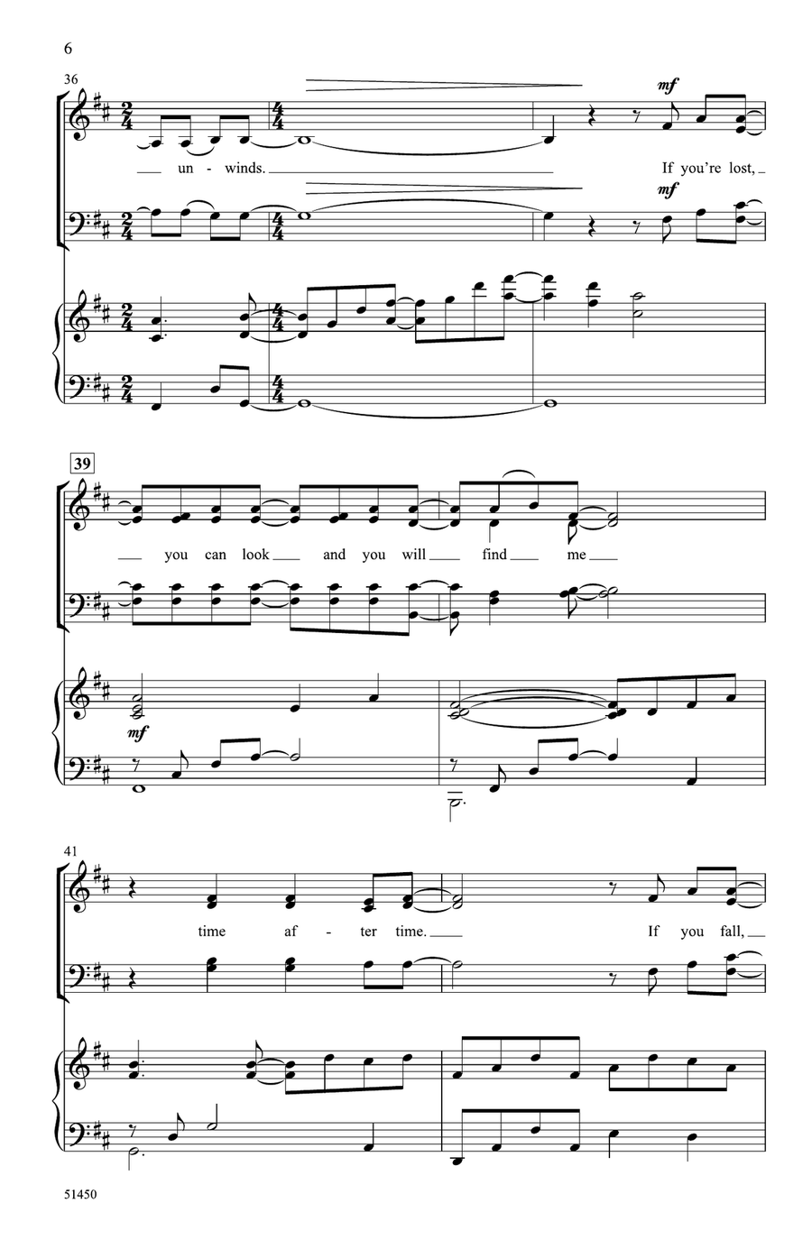 Time After Time Time After Time Choir scores gallery preview page 5