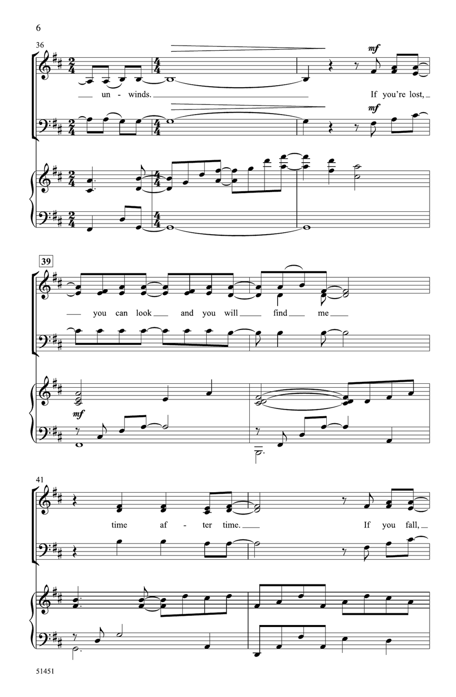 Time After Time Time After Time Choir scores gallery preview page 5