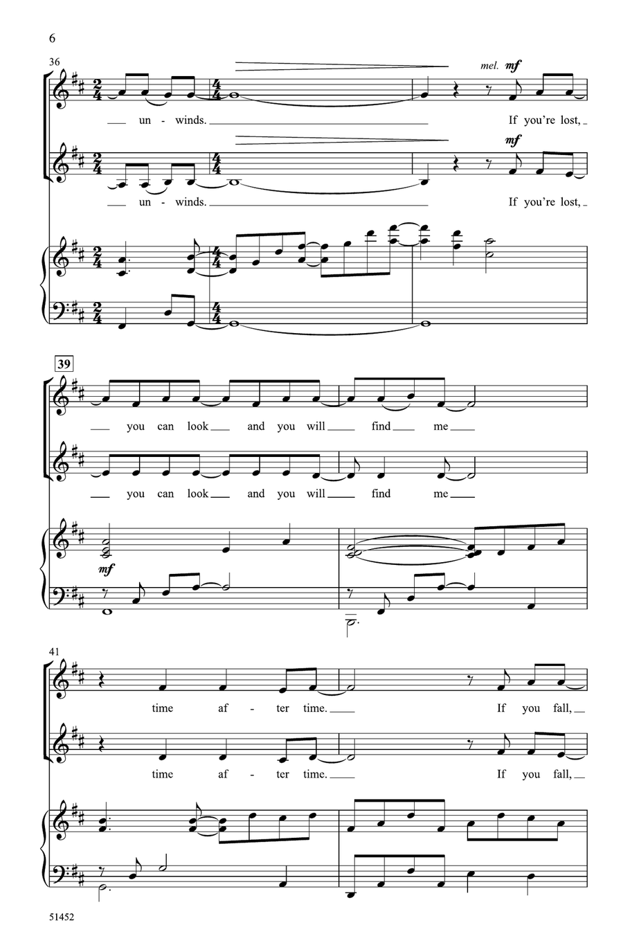 Time After Time Time After Time Choir scores gallery preview page 5