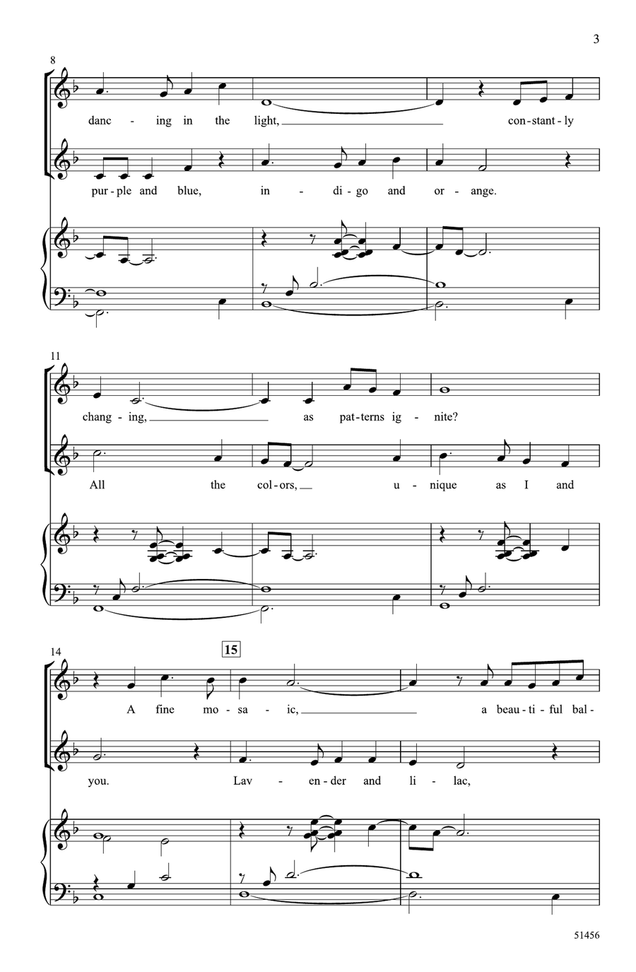 Kaleidoscope Color Kaleidoscope Color Choir scores gallery preview page 2