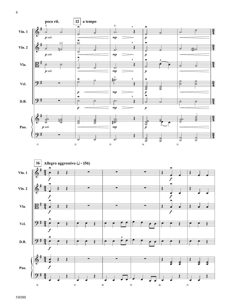 Dragon Pearl: Score Dragon Pearl: Score String Orchestra scores gallery preview page 4