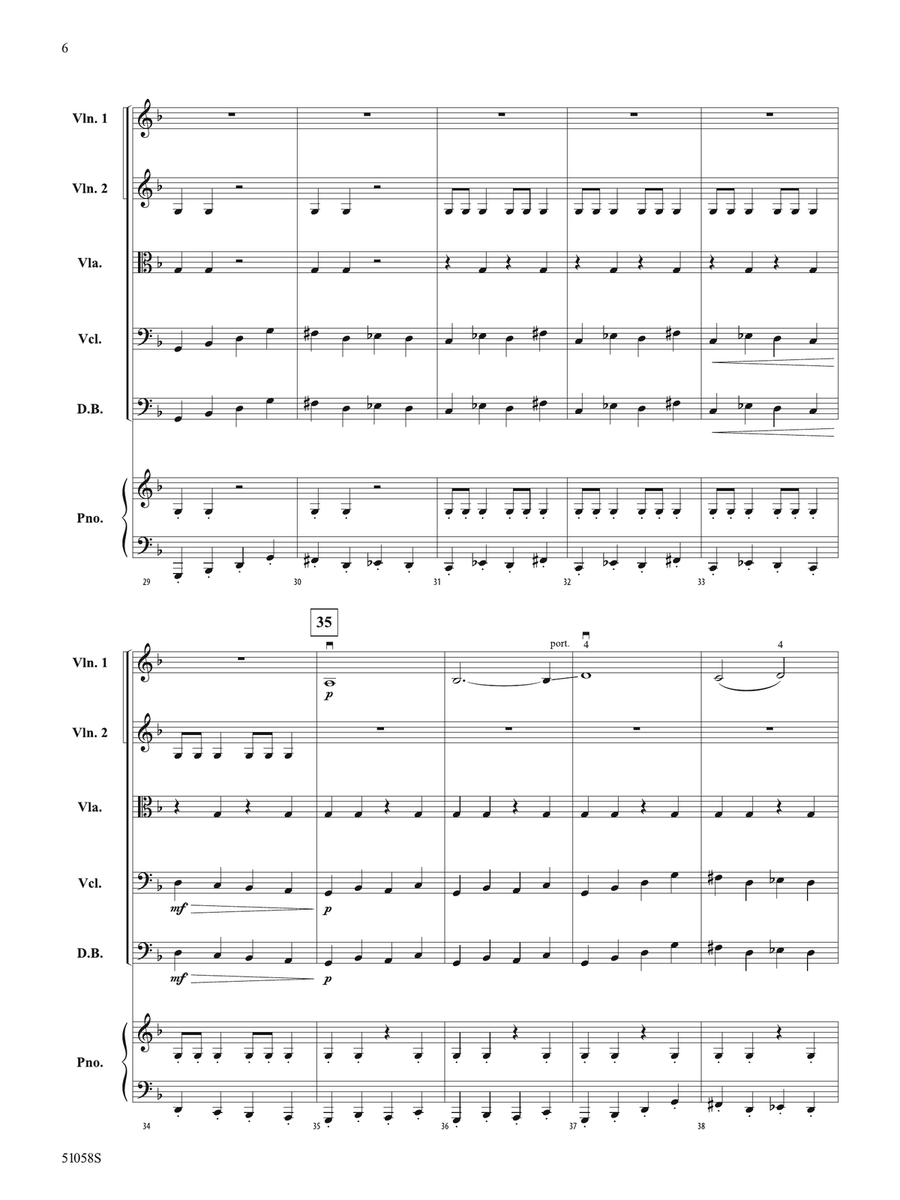 Into the Shadows: Score Into the Shadows: Score String Orchestra scores gallery preview page 6