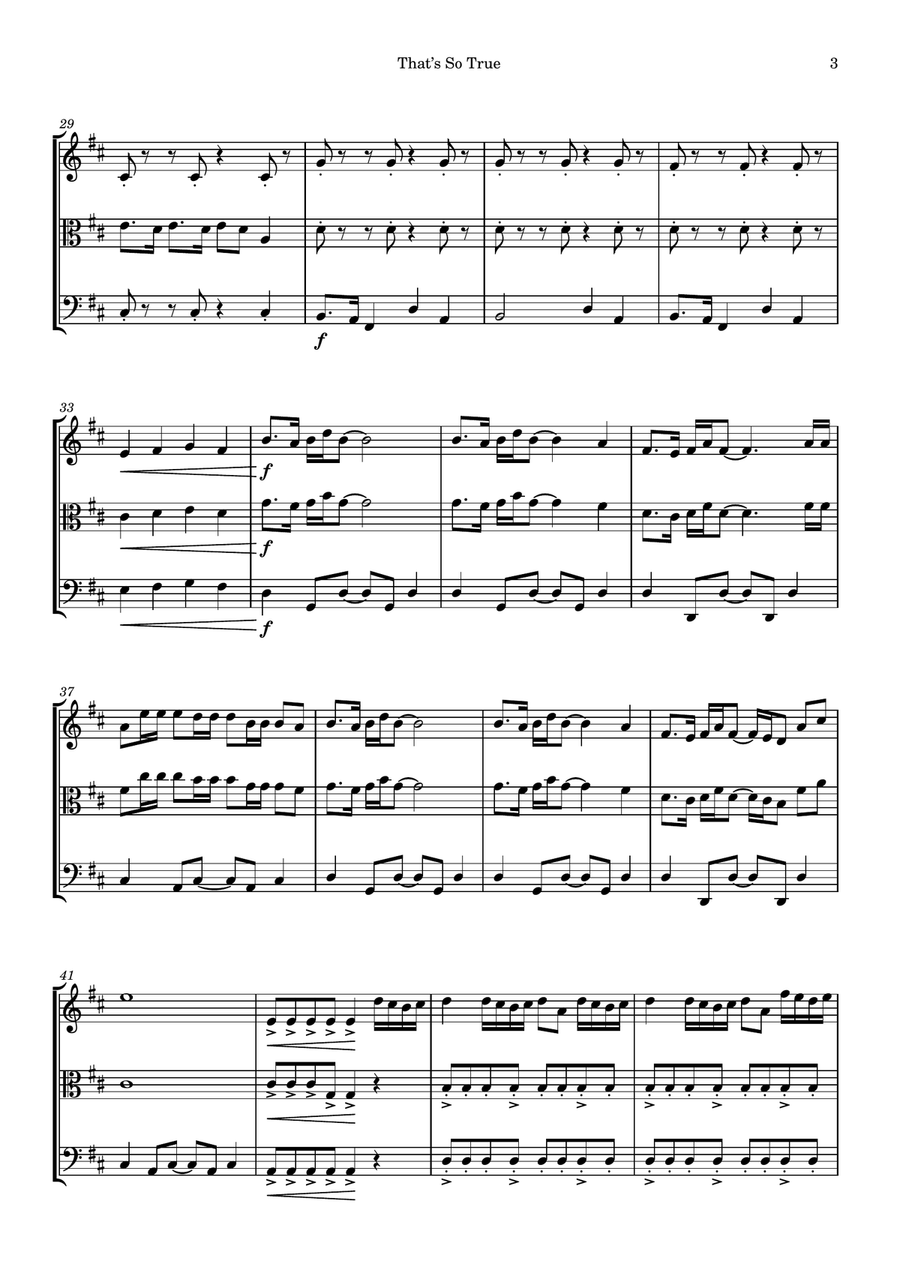 That's So True String Trio scores gallery preview page 3
