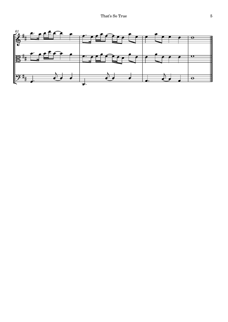 That's So True String Trio scores gallery preview page 5
