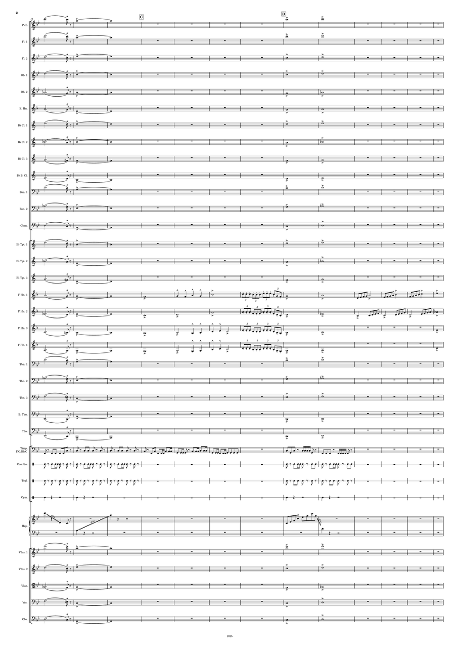 Majestic Overture Majestic Overture Full Orchestra scores gallery preview page 2