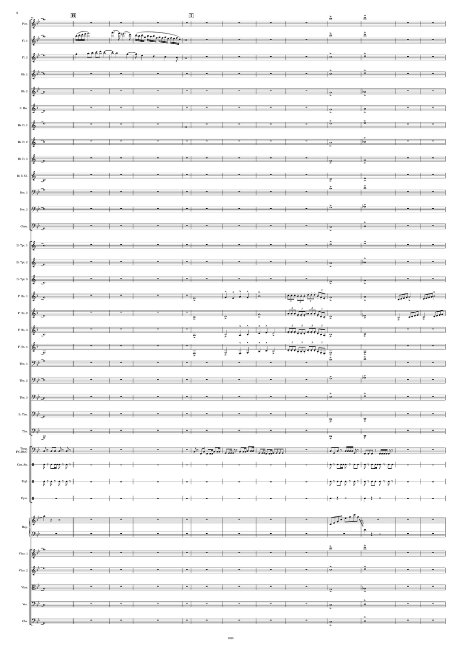 Majestic Overture Majestic Overture Full Orchestra scores gallery preview page 4