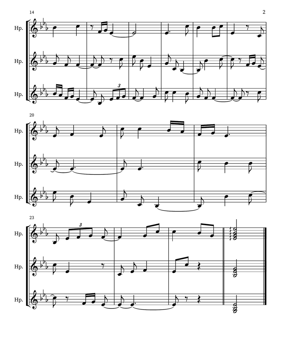 Prayerful Musing 9 Prayerful Musing 9 Small Ensemble scores gallery preview page 2