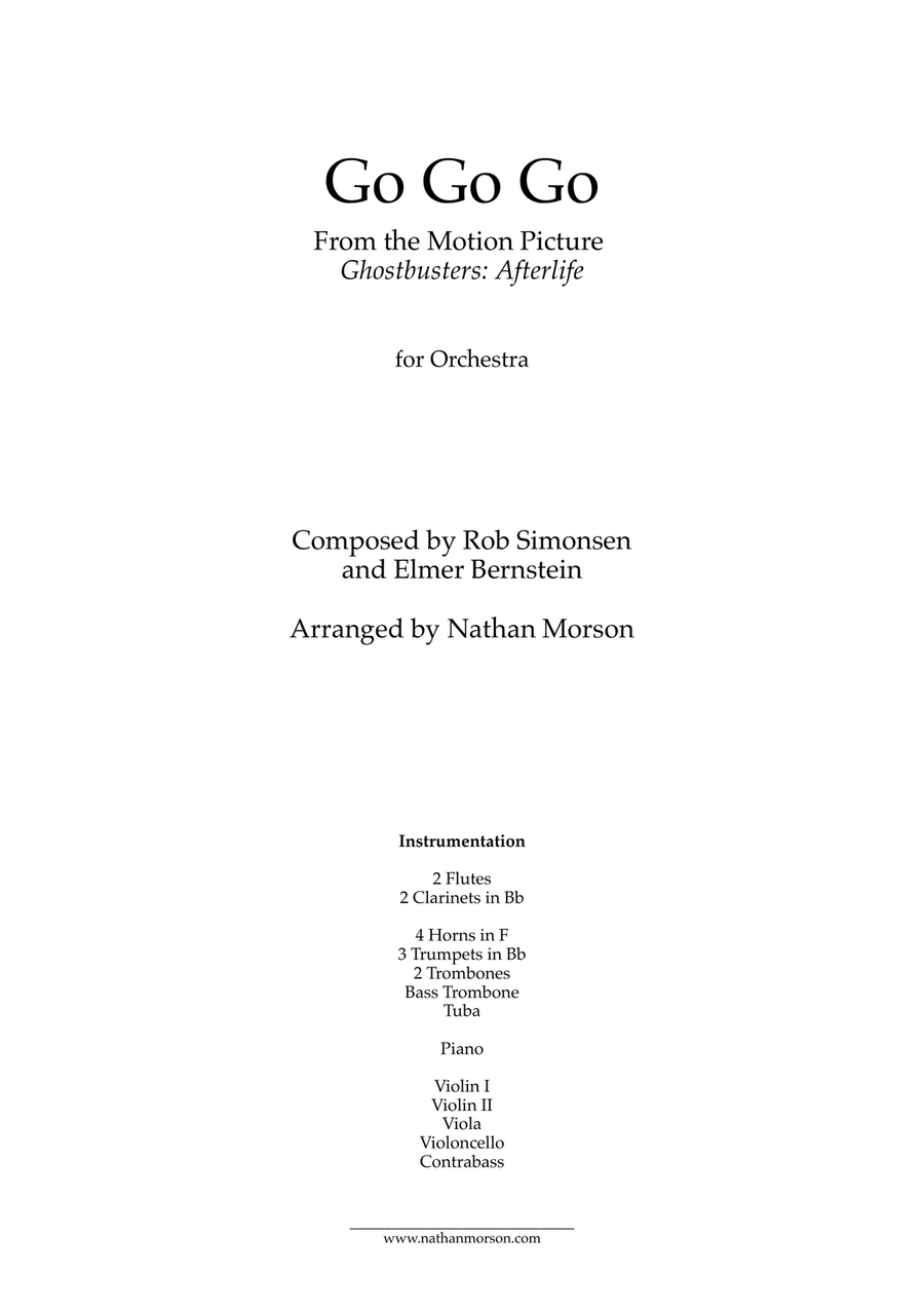 Go Go Go Full Orchestra scores gallery preview page 1