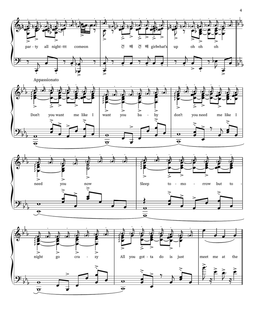 Apt. Piano Solo scores gallery preview page 4