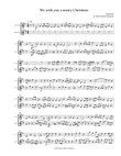 We wish you a merry Christmas for alto and bass flutes