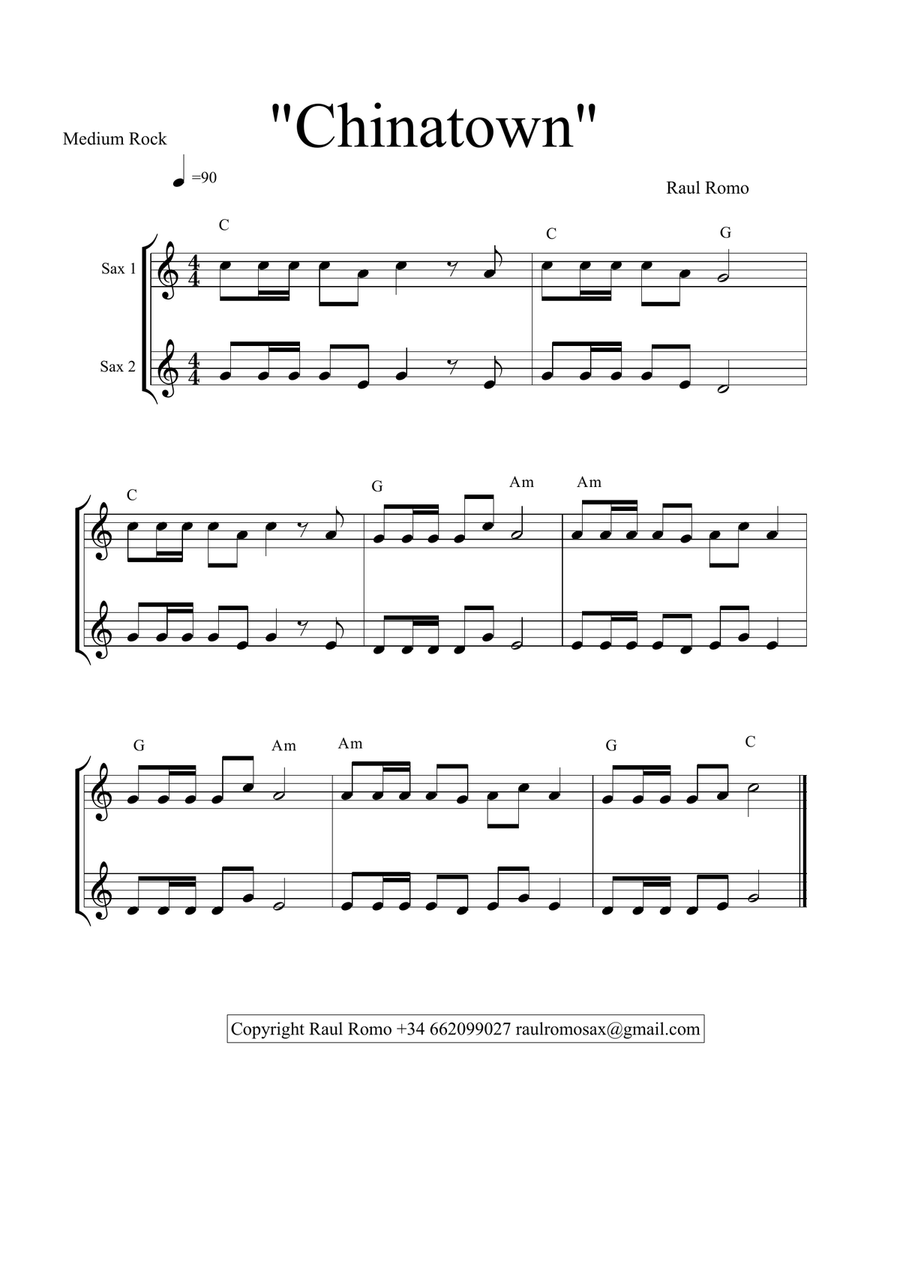 8 Sax duos - Lower octave EASY Grade 1 VOL 1 Woodwind Duet scores gallery preview page 4