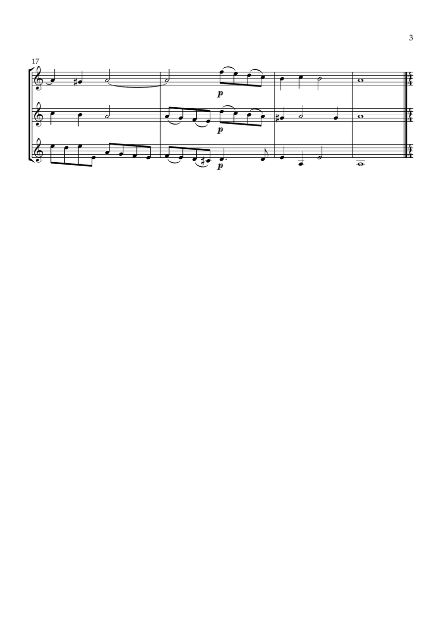Sonata No.2 Op.4 Sonata No.2 Op.4 Clarinet Trio scores gallery preview page 3