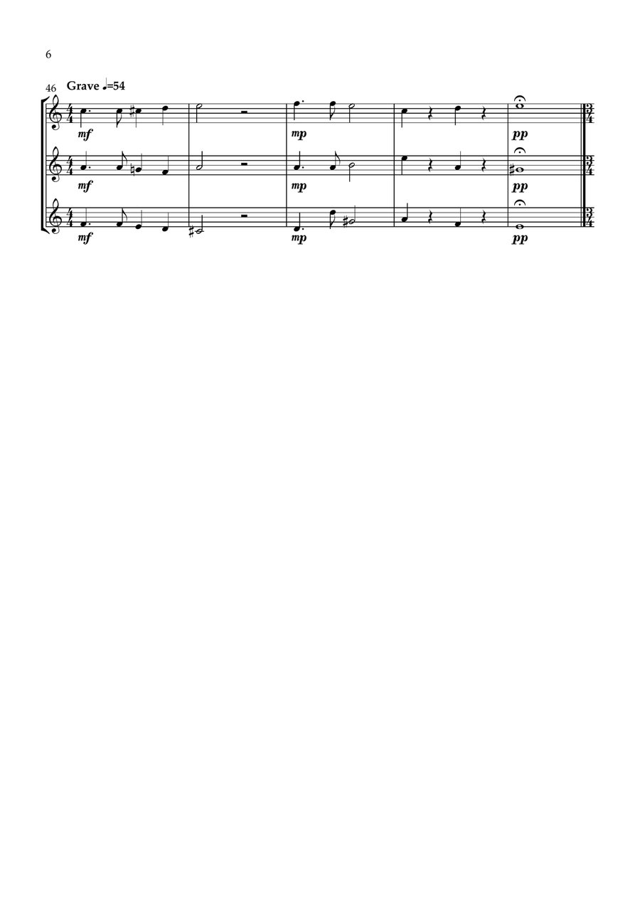 Sonata No.2 Op.4 Sonata No.2 Op.4 Clarinet Trio scores gallery preview page 6