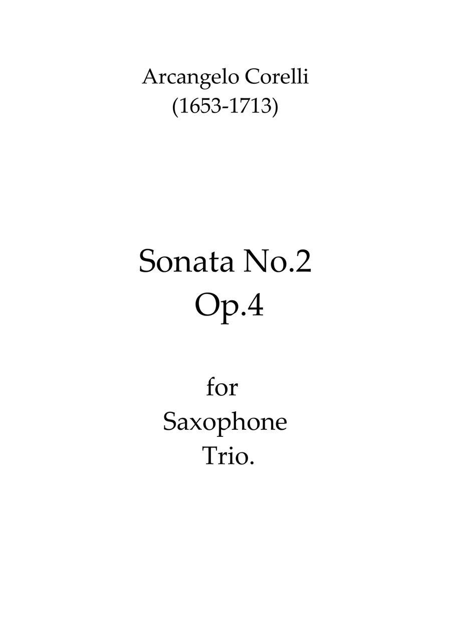 Sonata No.2 Op.4 Sonata No.2 Op.4 Woodwind Trio scores gallery preview page 1