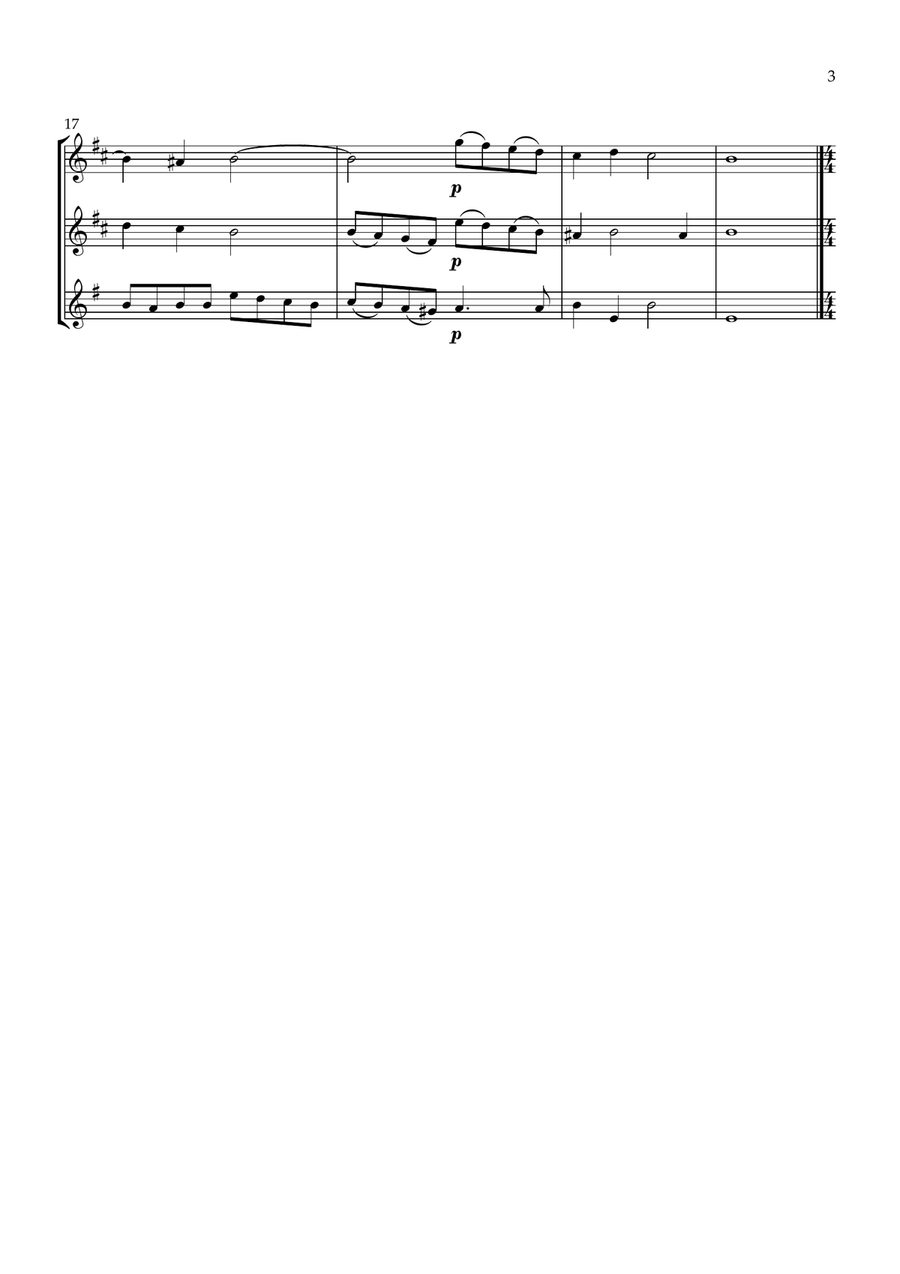 Sonata No.2 Op.4 Sonata No.2 Op.4 Woodwind Trio scores gallery preview page 3
