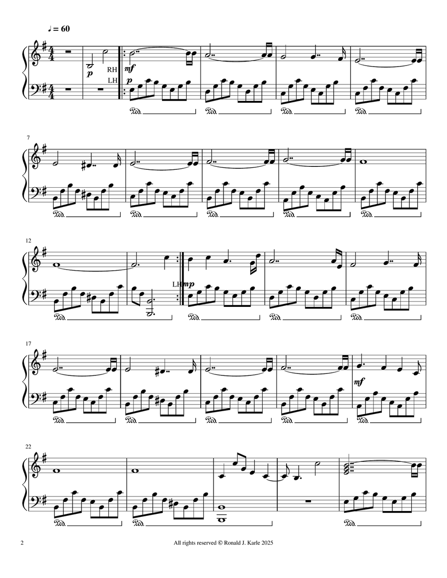 Prelude in Loneliness Prelude in Loneliness Piano Method scores gallery preview page 2
