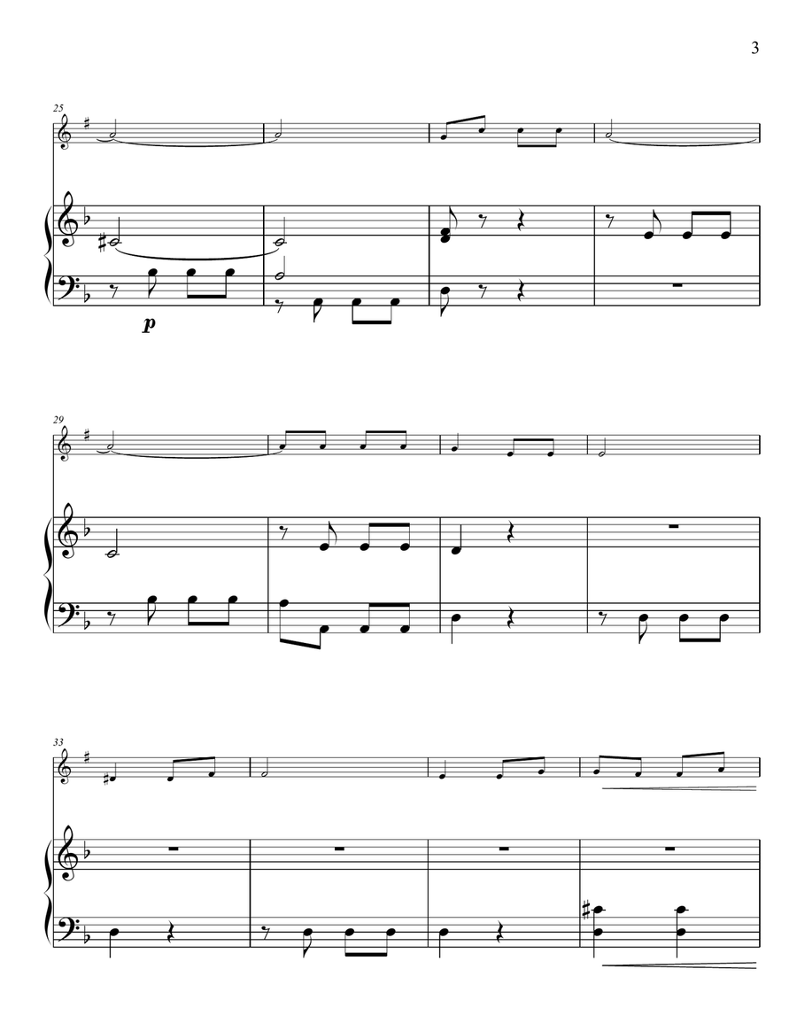 Beethoven 5th Symphony Beethoven 5th Symphony B-Flat Clarinet scores gallery preview page 3