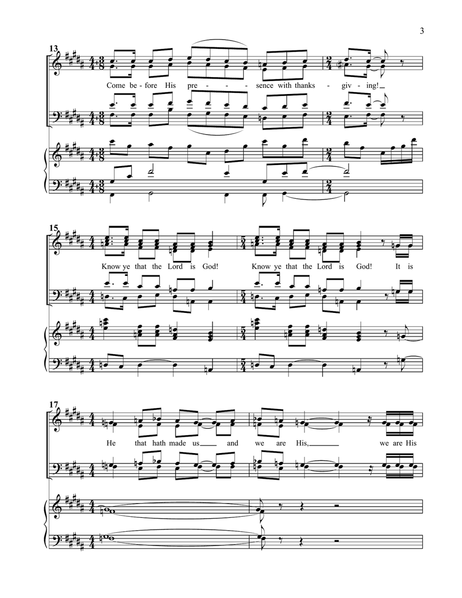 Make a Joyful Noise Make a Joyful Noise 4-Part scores gallery preview page 5