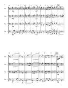 Scherzo - for trombone quartet Brass Quartet scores gallery preview page 3