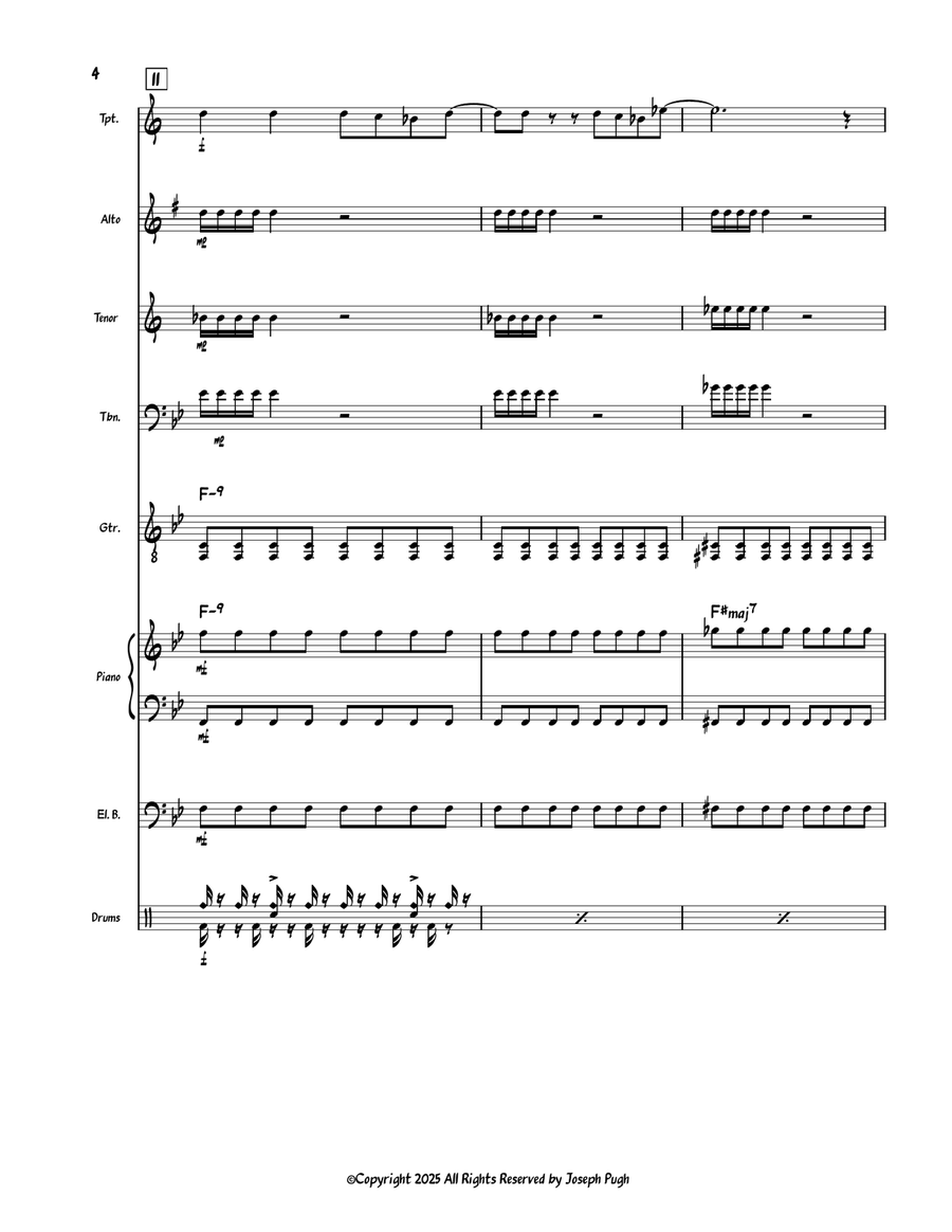 Primum non nocere Primum non nocere Jazz Ensemble scores gallery preview page 4