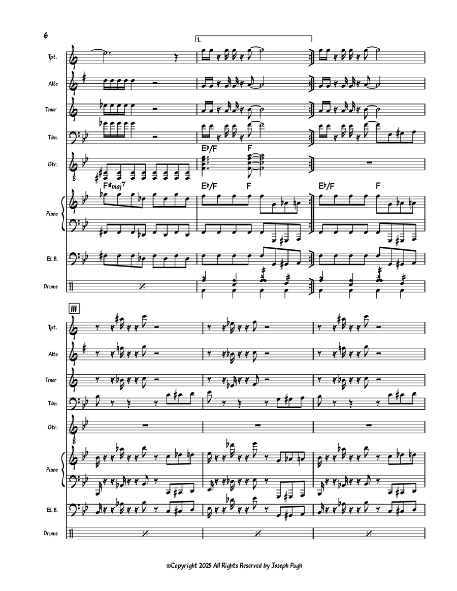 Primum non nocere Primum non nocere Jazz Ensemble scores gallery preview page 6