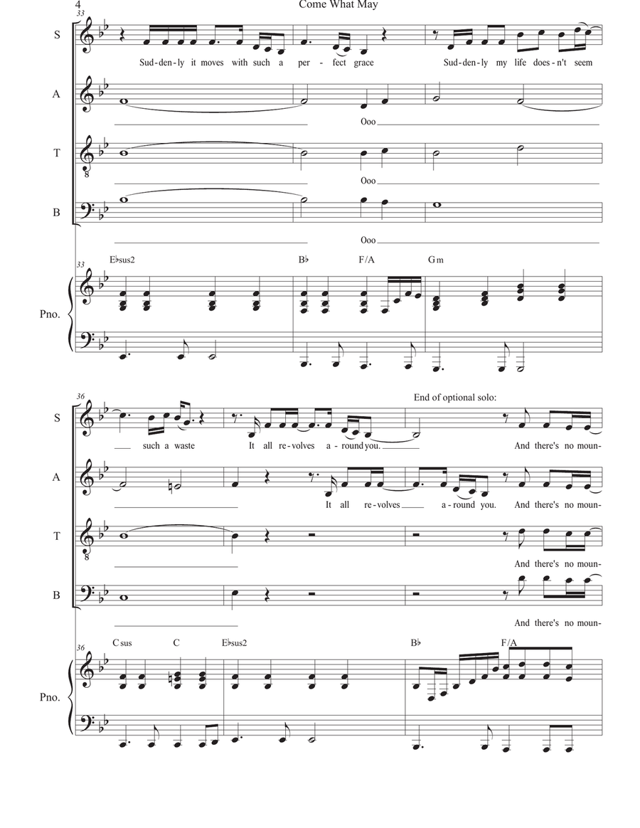 Come What May Come What May 4-Part scores gallery preview page 4
