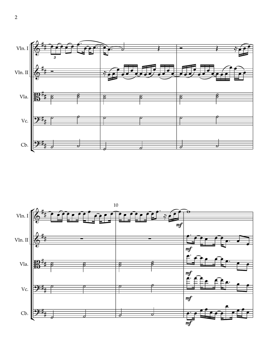 Every Little Thing She Does Is Magic String Orchestra scores gallery preview page 2