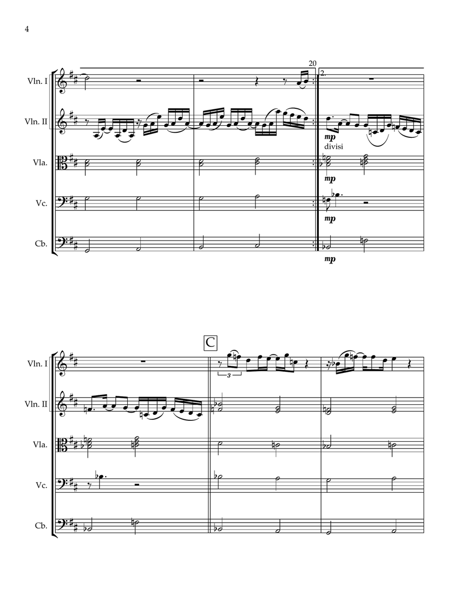 Every Little Thing She Does Is Magic String Orchestra scores gallery preview page 4