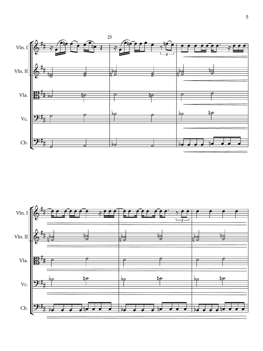 Every Little Thing She Does Is Magic String Orchestra scores gallery preview page 5