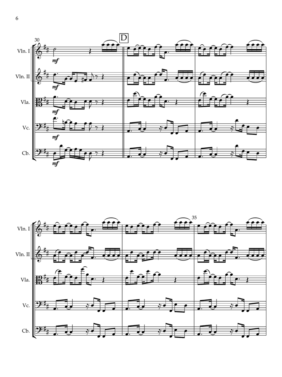 Every Little Thing She Does Is Magic String Orchestra scores gallery preview page 6