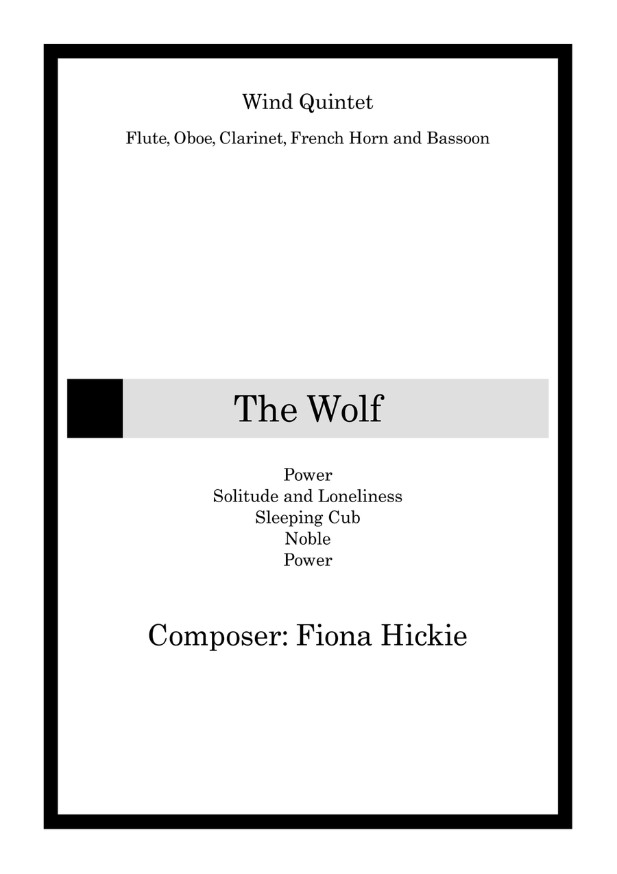 The Wolf The Wolf Woodwind Quintet scores gallery preview page 1