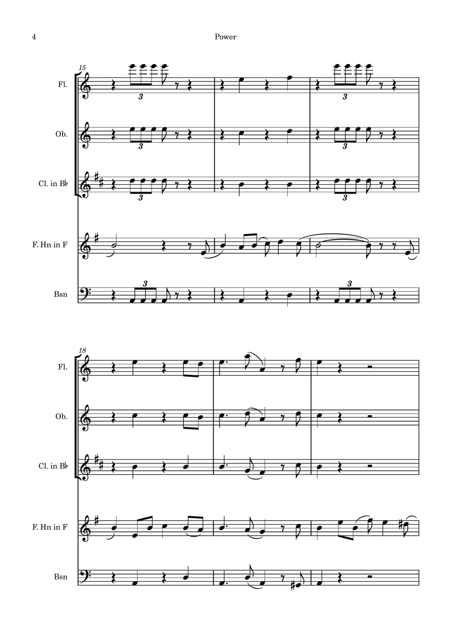 The Wolf The Wolf Woodwind Quintet scores gallery preview page 4