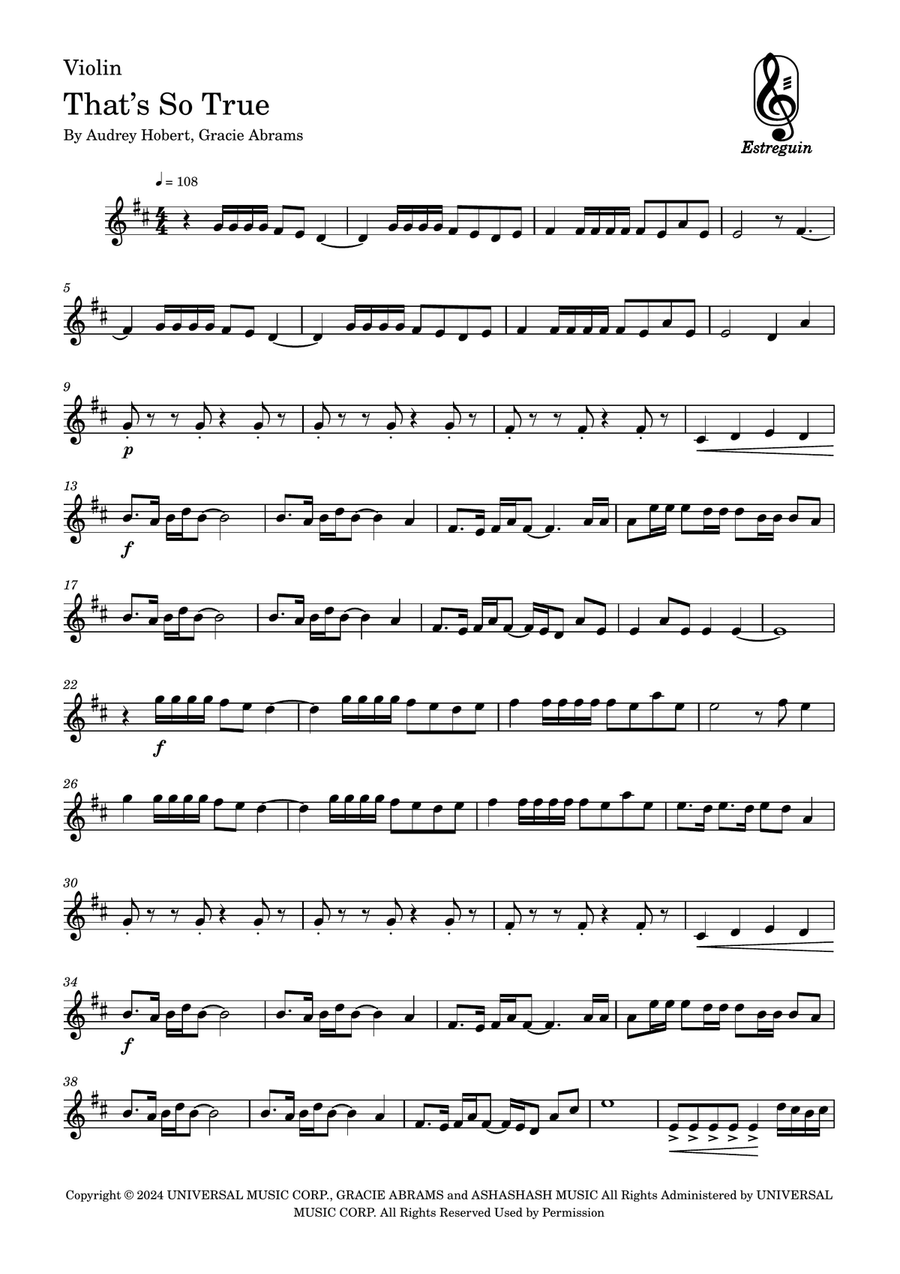 That's So True String Duet scores gallery preview page 4