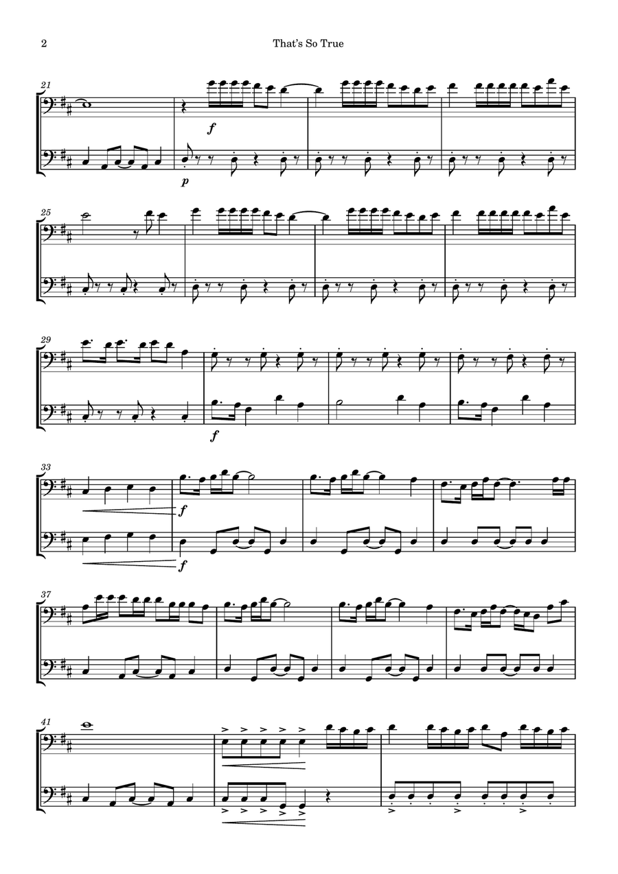 That's So True String Duet scores gallery preview page 2
