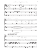 Medley: Ain't Too Proud To Beg with 24k Magic 4-Part scores gallery preview page 5