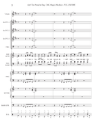 Medley: Ain't Too Proud To Beg with 24k Magic Large Ensemble scores gallery preview page 5