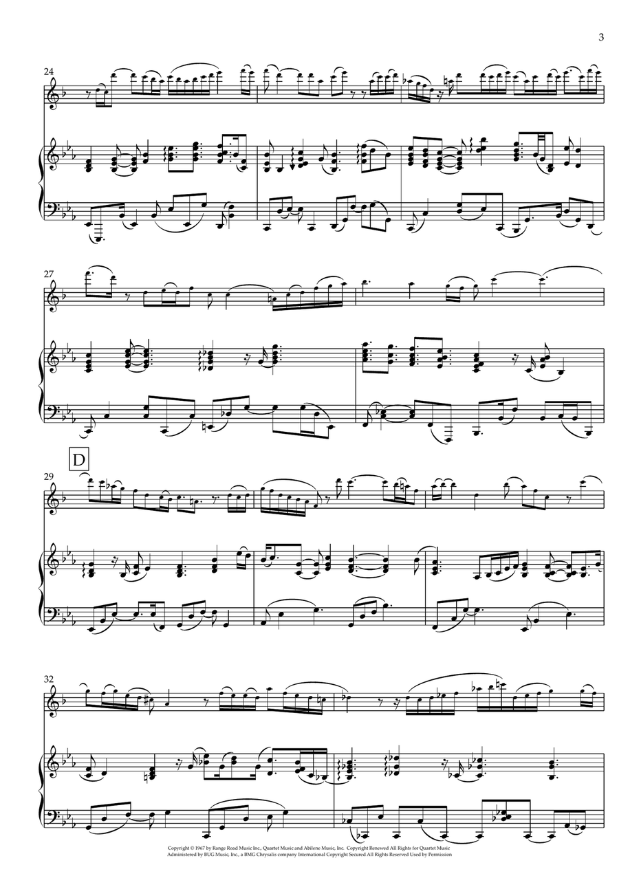 What A Wonderful World Tenor Saxophone scores gallery preview page 3