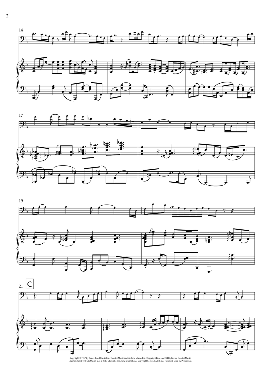 What A Wonderful World Piano scores gallery preview page 2