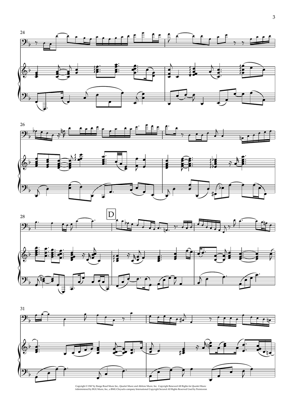 What A Wonderful World Piano scores gallery preview page 3