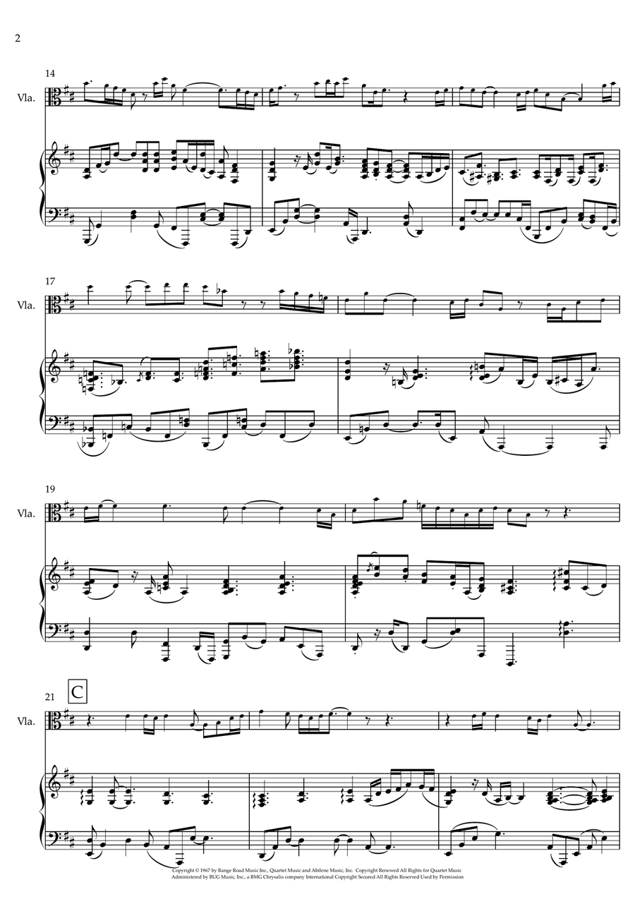 What A Wonderful World What A Wonderful World Viola scores gallery preview page 2