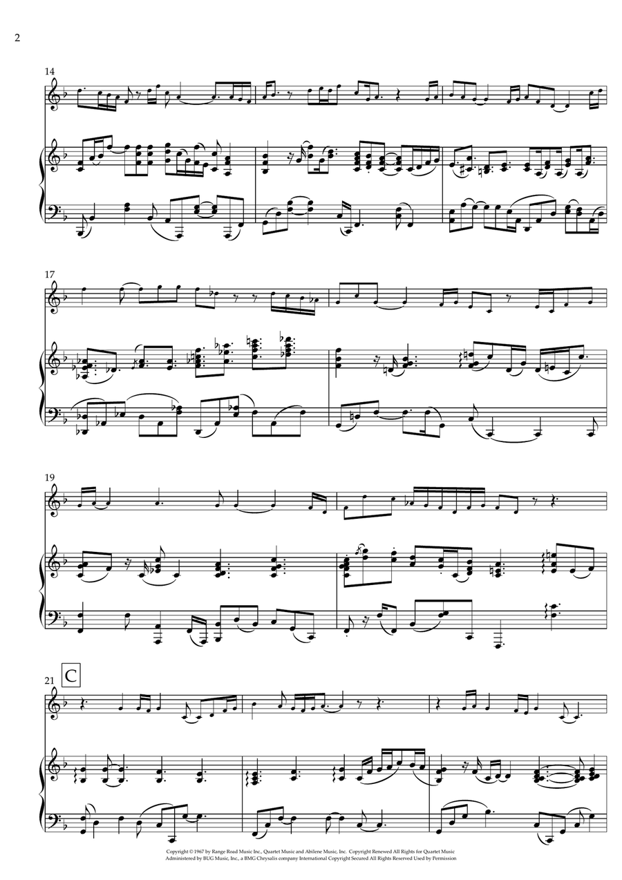 What A Wonderful World What A Wonderful World Violin Solo scores gallery preview page 2